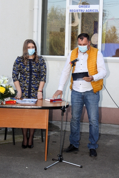Ceremonia de învestire a primarului și a consilierilor locali, comuna Ghidigeni, județul Galați