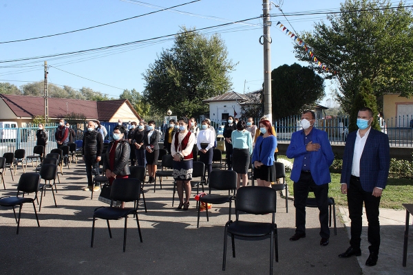 Ceremonia de învestire a primarului și a consilierilor locali, comuna Ghidigeni, județul Galați