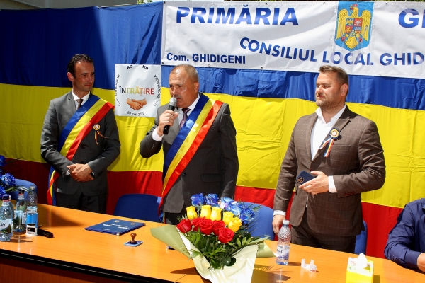 Înfrățirea comunelor Ghidigeni și Zagarancea 20 mai 2022 - Festivitatea de înfrățire a comunelor