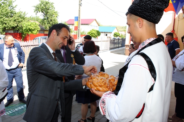 Înfrățirea comunelor Ghidigeni și Zagarancea 20 mai 2022 - Vizitarea obiectivelor de investiții - Școala Tălpigi