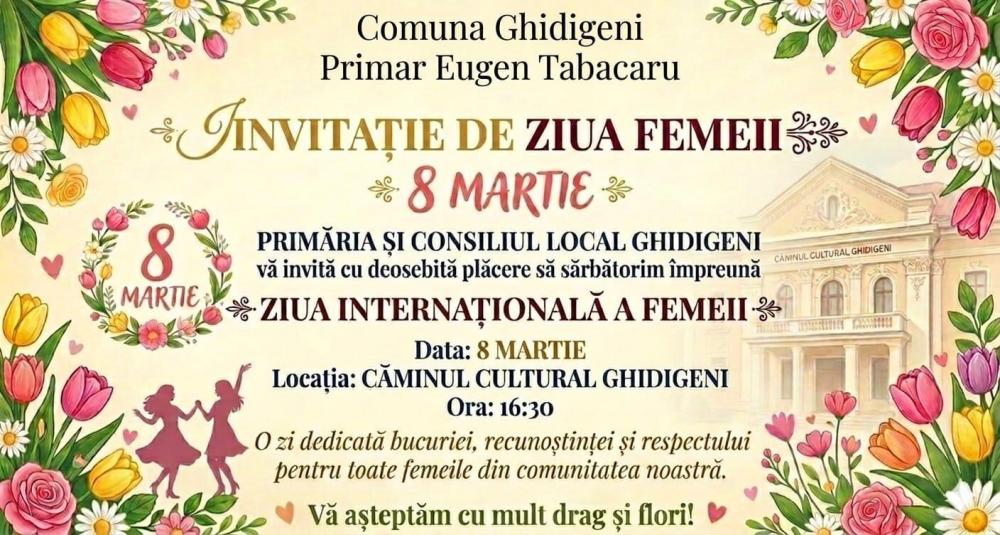Invitație de 8 Martie