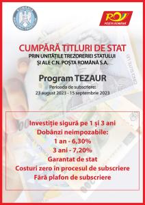 Anunț cumpărare titluri de stat 