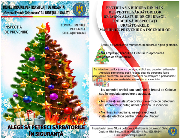 Alege să petreci sărbătorile în siguranță